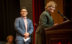 Kathy Rideout at Pinning Ceremony.jpg