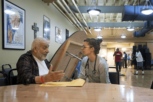 Street Outreach members at Peace Village